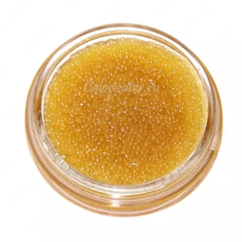 Pike ikra tuzilgan Amber Astraxan Greenadini, 100g