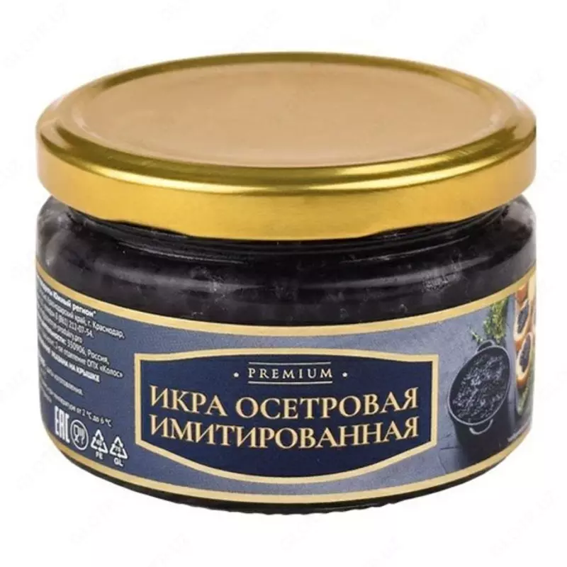  Икра осетровая имитированная Greenadini 220г - 