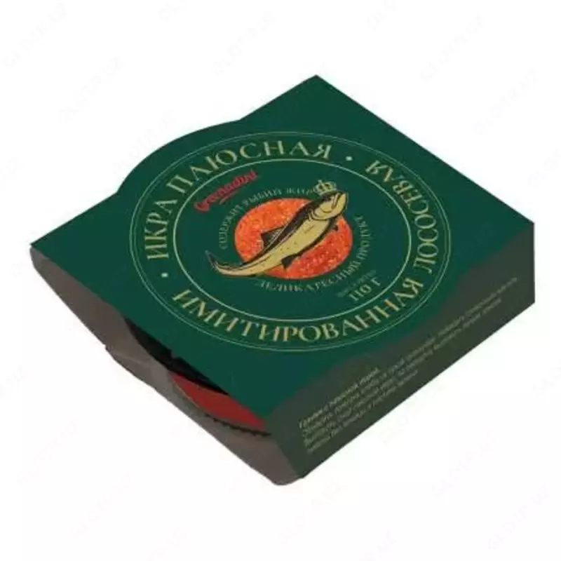 Икра Greenadini паюсная красная в баночке 110гр
