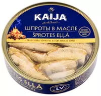 Шпроты Kaija в масле с прозрачной крышкой 160гр