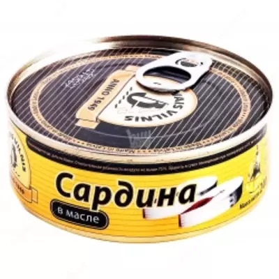 Деликатесная сардины в масле 240гр, Kaija