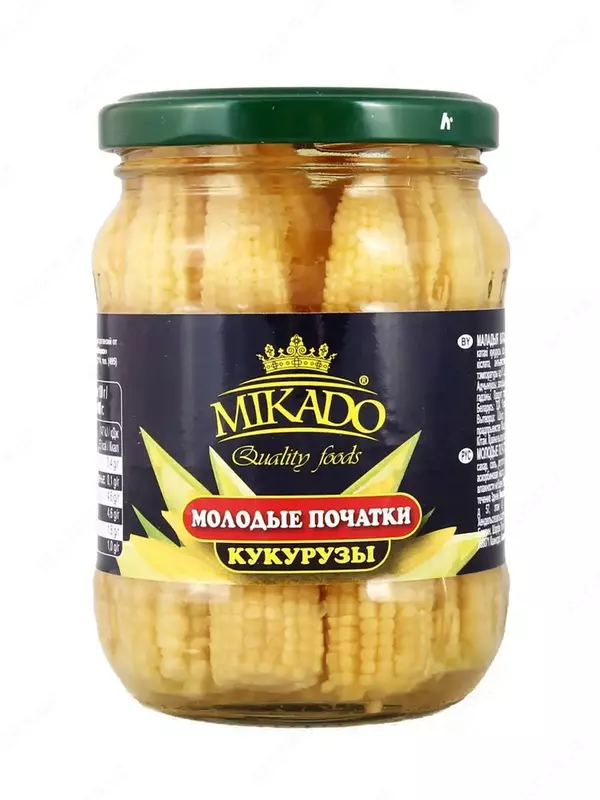 Makkajo'xori boshoqlari 370 g, Mikado