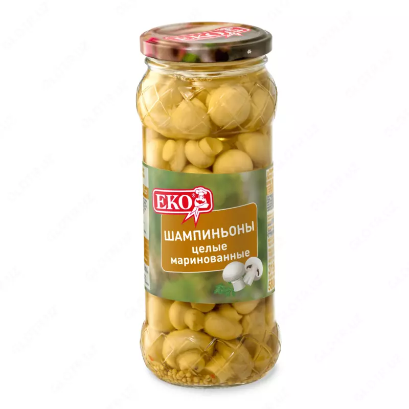 Champignons butun tuzlangan, EKO 530gr