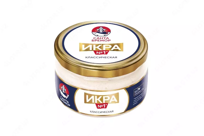 Икра деликатесная Классическая Санта Бремор 180г