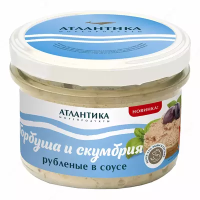 Крем-паста Атлантика горбуша-скумбрия 150 г