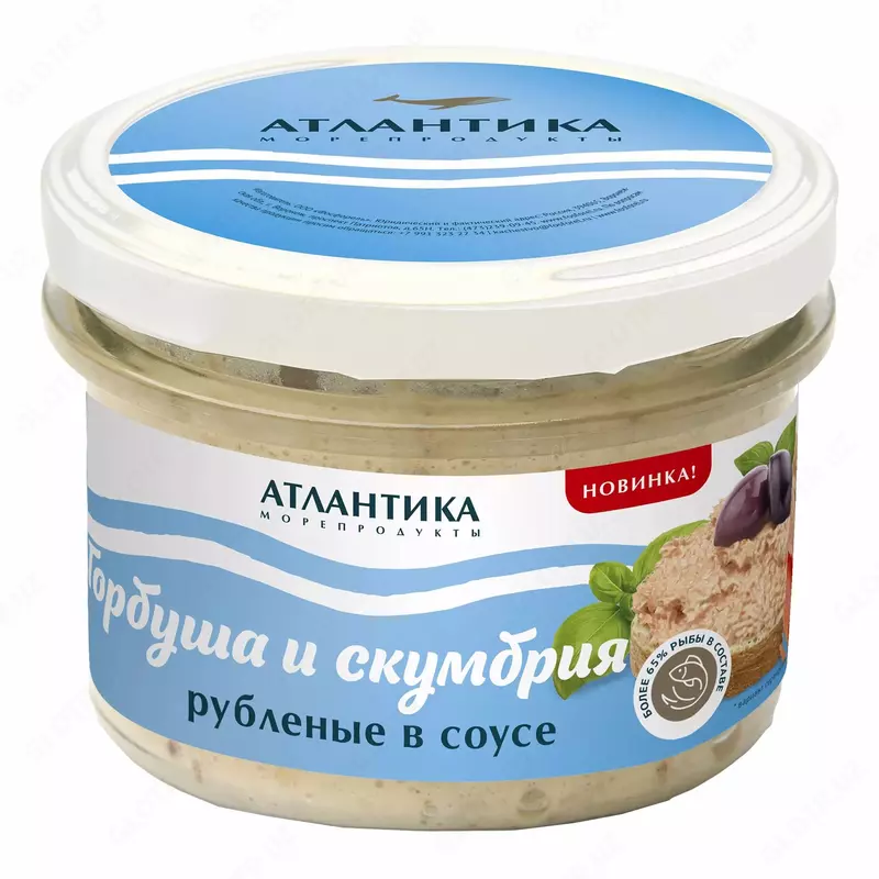 Krem pastasi Atlantika pushti qizil ikra-makkel 150 g