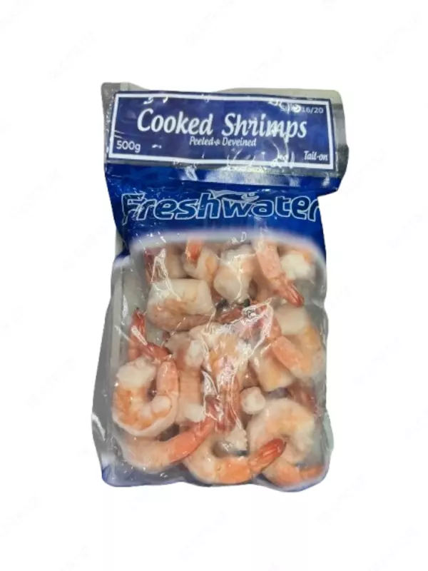 16/20 "FreshWatter" qisqichbaqasi qaynatilmaydi (500 gramm)