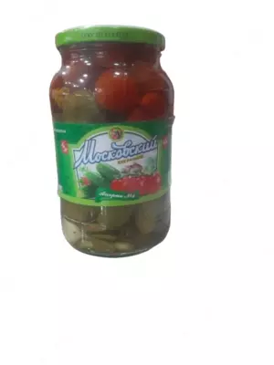 Ассорти маринованное в томатном соке Московский как раньше 1л