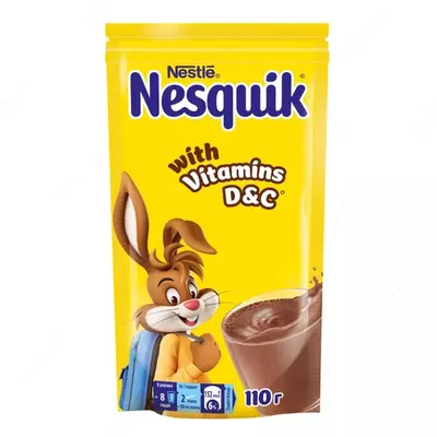 Какао Nestle Nesquik быстрорастворимый, 110 г