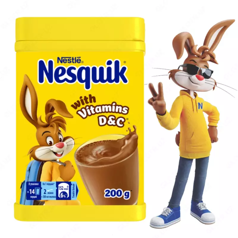 Какао Nestle Nesquik быстрорастворимый