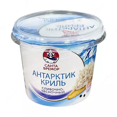 Паста Санта Бремор Антарктик криль Сливочно-чесночный 150 г