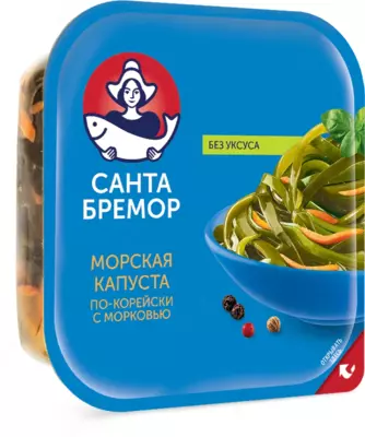 "Santa Bremor" sabzi bilan koreyscha tuzlangan karam 150 gr