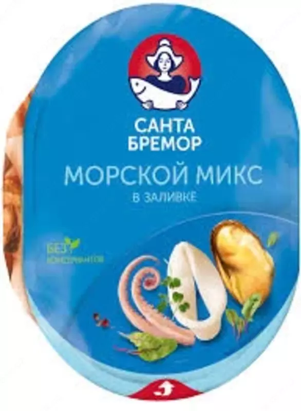 Коктейль из морепродуктов в заливке Морской микс 180г