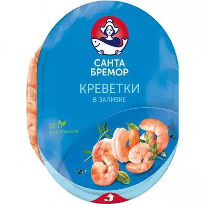 Мясо Креветки в заливке "Санта Бремор" (180 гр)