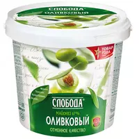 Майонез 0 9 л Слобода Оливковый 67% пл/ведро - 