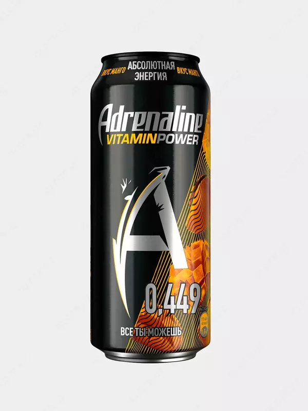 Энергетический напиток Adrenalin vitaminpower 0,5 л