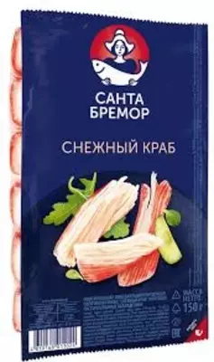 Крабовые палочки Снежный краб Санта Бремор (150 гр)