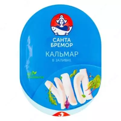 Кальмар в заливке  Санта бремор 180гр