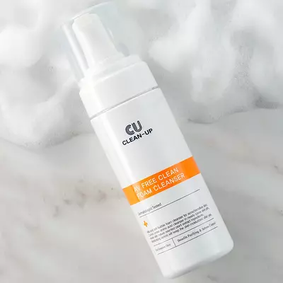 Очищающая пенка для проблемной кожи CUSKIN Clean-Up AV Free Clean Foam Cleanser