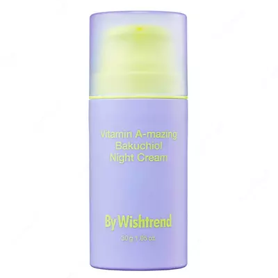 Ночной крем с ретинолом и бакучиолом By Wishtrend Vitamin A-mazing Bakuchiol Night Cream