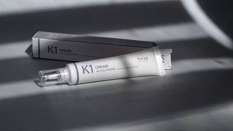 Крем для лица с глутатионом и комплексом витаминов К1 Cream with Glutathione от Palab