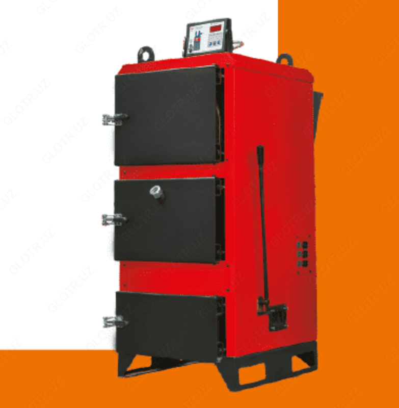 Qolda K 100 yuklangan qattiq yoqilgi tort pogonali qozon