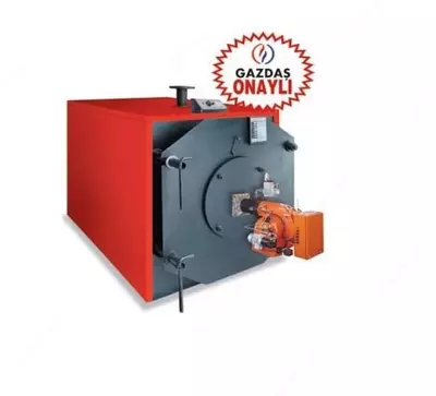 Жидкотопливный и газовый водогрейный котел с обратным пламенем "OZMAKSAN" серии ECONOX (Турция)
