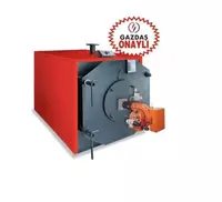 Жидкотопливный и газовый водогрейный котел с обратным пламенем "OZMAKSAN" серии ECONOX (Турция)
