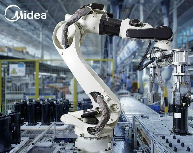 Автоматизированные производственные мощности компании Midea.