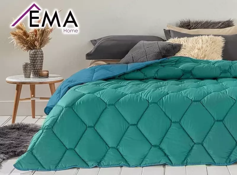 Двухстороннее полиэстеровое одеяло "Ema Home" 200 х 220 мм AD-0933 - 365 000 сум