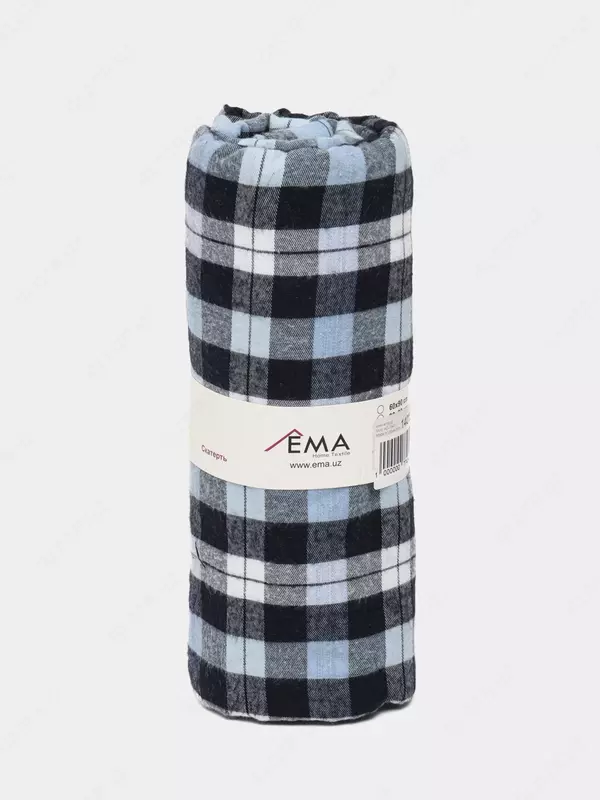 Дизайнерская скатерть в клетку "Ema Home"