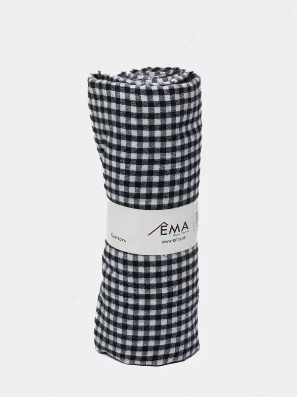 Дизайнерская скатерть в клетку "Ema Home" Только в розницу