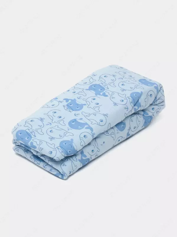 Простынь на резинке с детской тематикой 145*240/50*70 AD-1688 - 195 000 сум