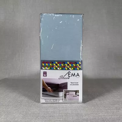 Простыня на резинке + наволочка AD-0688