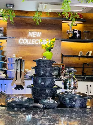 Набор кастрюль с гранитным покрытием от Life Smile