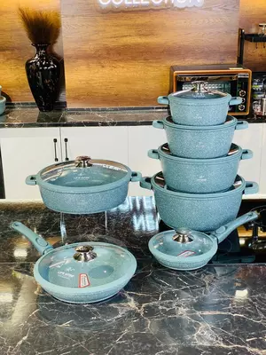 Набор кастрюль с гранитным покрытием от Life Smile