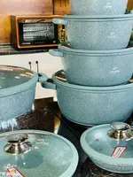 Набор кастрюль с гранитным покрытием от Life Smile