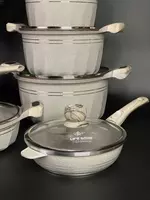 Набор кастрюль с гранитным покрытием от Life Smile