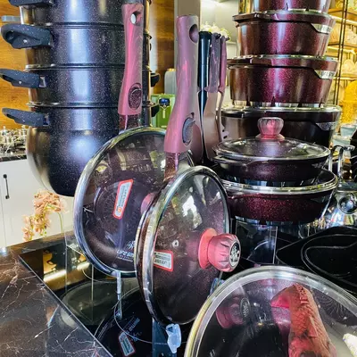 Набор кастрюль с гранитным покрытием от Life Smile