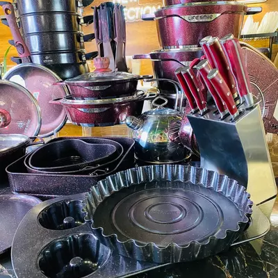 7 200 000 сум / шт. Набор кастрюль с гранитным покрытием от Life Smile