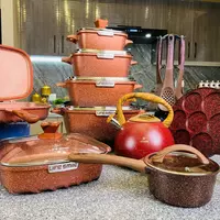 Набор кастрюль с гранитным покрытием от Life Smile