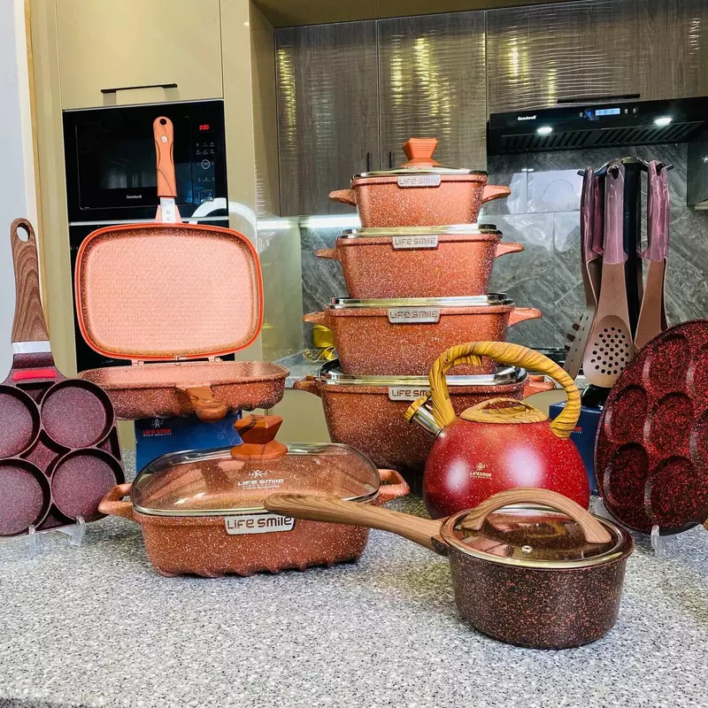 2 790 000 сум Набор кастрюль с гранитным покрытием от Life Smile