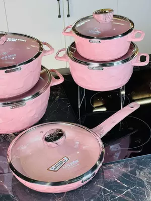 Набор кастрюль с гранитным покрытием от Life Smile