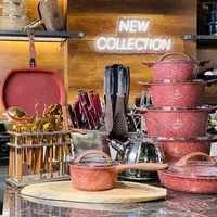 Набор кастрюль с гранитным покрытием от Life Smile