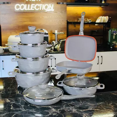 Набор кастрюль с гранитным покрытием от Life Smile