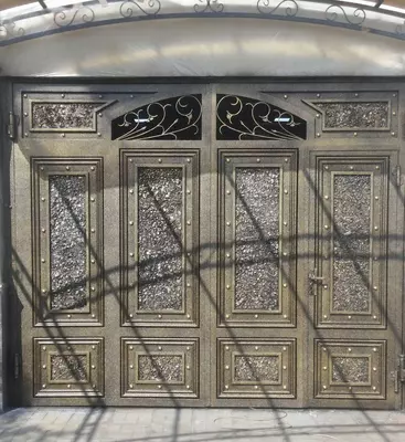 Металлические кованые ворота. Модель № 19