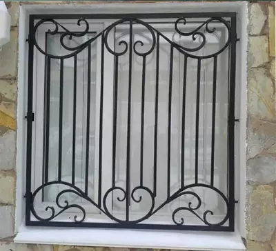 Derazalardagi metall  panjaralar. Model raqami 6