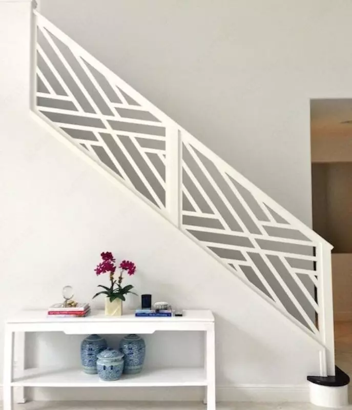 Кованые перила для лестниц. Модель № 4