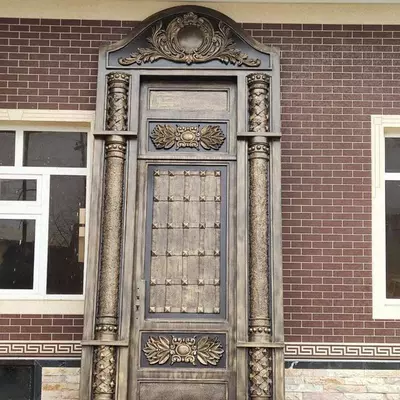 Metall zarbdan qilingan eshiklar. Model raqami 6