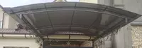 Металлический кованый навес. Модель № 3
